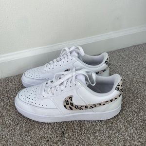Cheetah Print Nike shoes